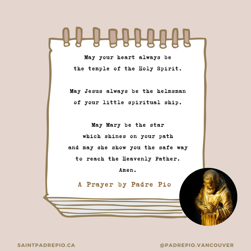 Saint Padre Pio's prayers or prayers dedicated to Saint Pio. - SAINT PIO OF  PIETRELCINA